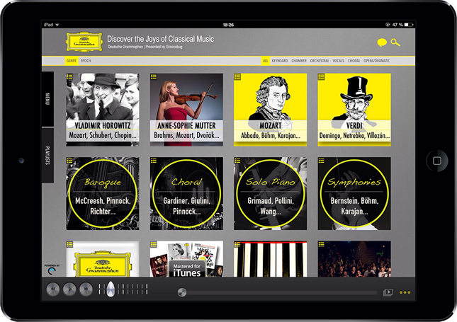 Lire la suite à propos de l’article <!--:fr-->Deutsche Grammophon introduit son APP<!--:-->