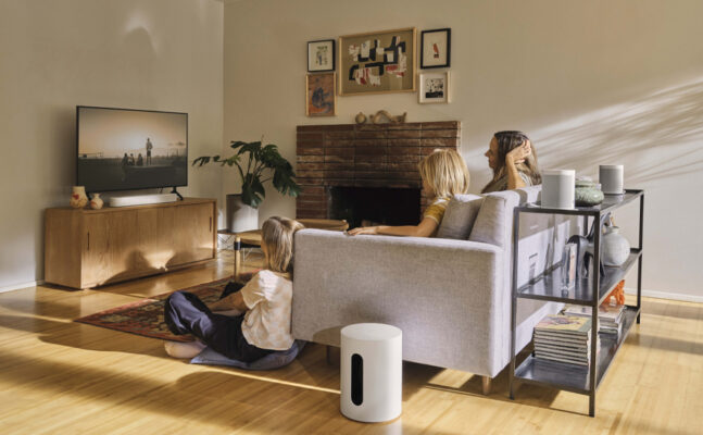 Lire la suite à propos de l’article Caisson de basses « Sub Mini » de Sonos