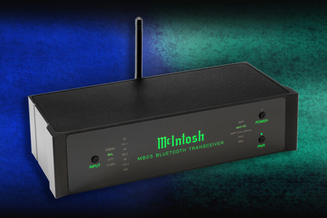 Lire la suite à propos de l’article MCINTOSH présente le nouveau récepteur Bluetooth MB25